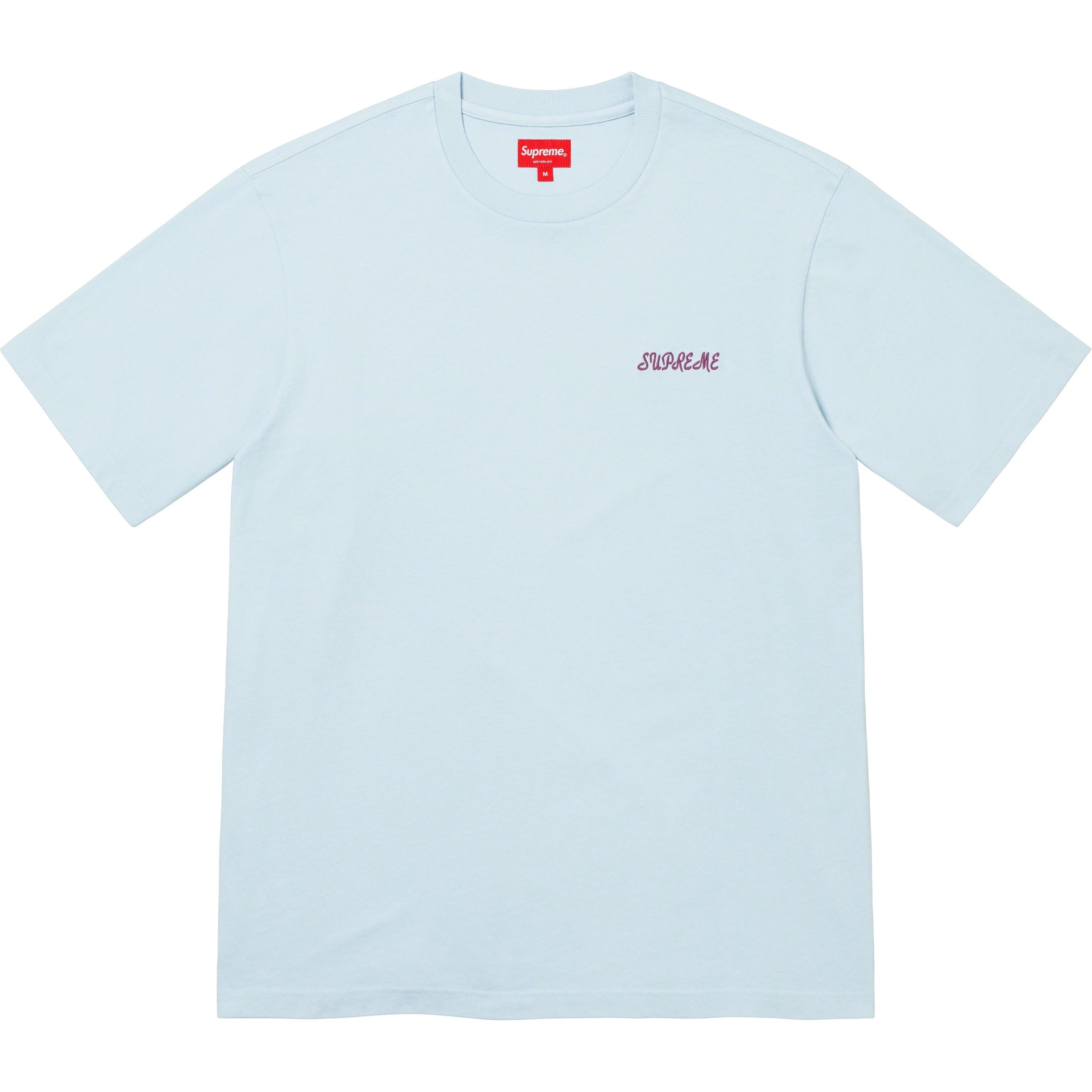 Washed Script S/S Top view 5